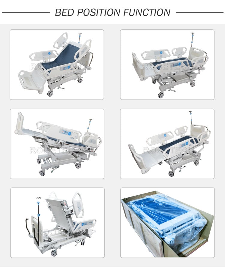icu hospital bed,hospital bed extension,hospital bed electric,cardiac chair position hospital bed,power hospital bed