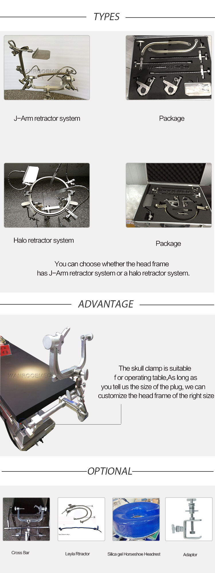 Aluminum Alloy Clamp, Skull Clamp
