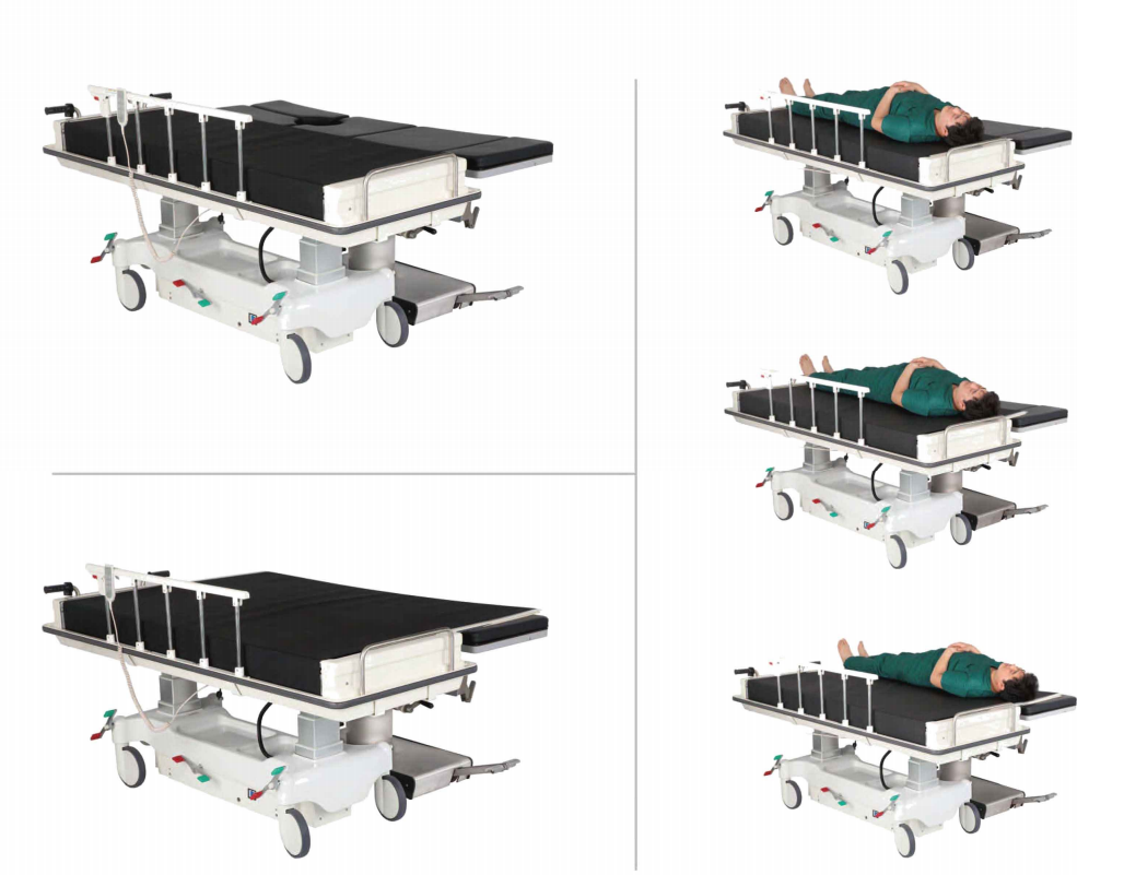 patient transfer stretcher,patient care bed,transfer cart