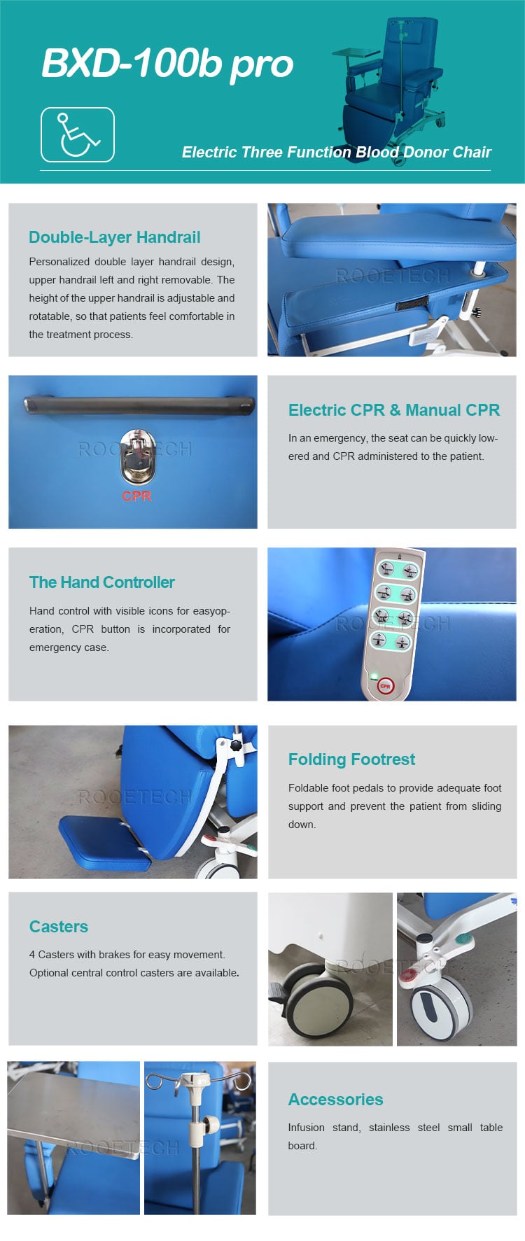 Blood Draw Chair,Height Adjustable Blood Draw Chair,Electric Phlebotomy Chair