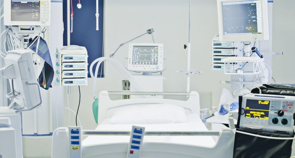 icu equipment list, ICU ward, anaesthesia machine, intensive care unit bed