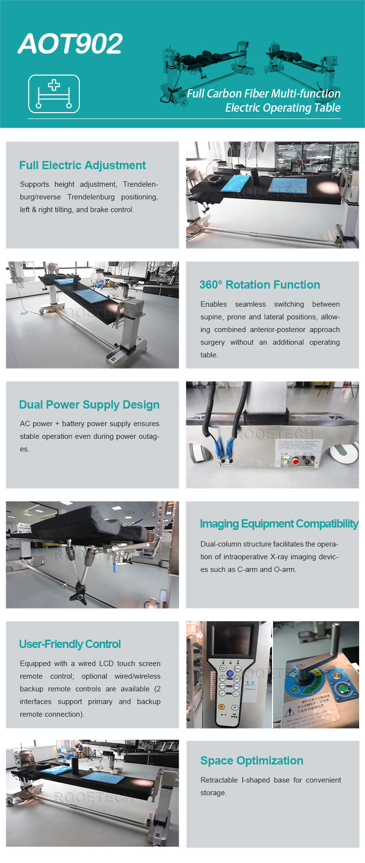 Electric Operating Table,Multi-function Operating Table,Carbon Fiber Operating Table