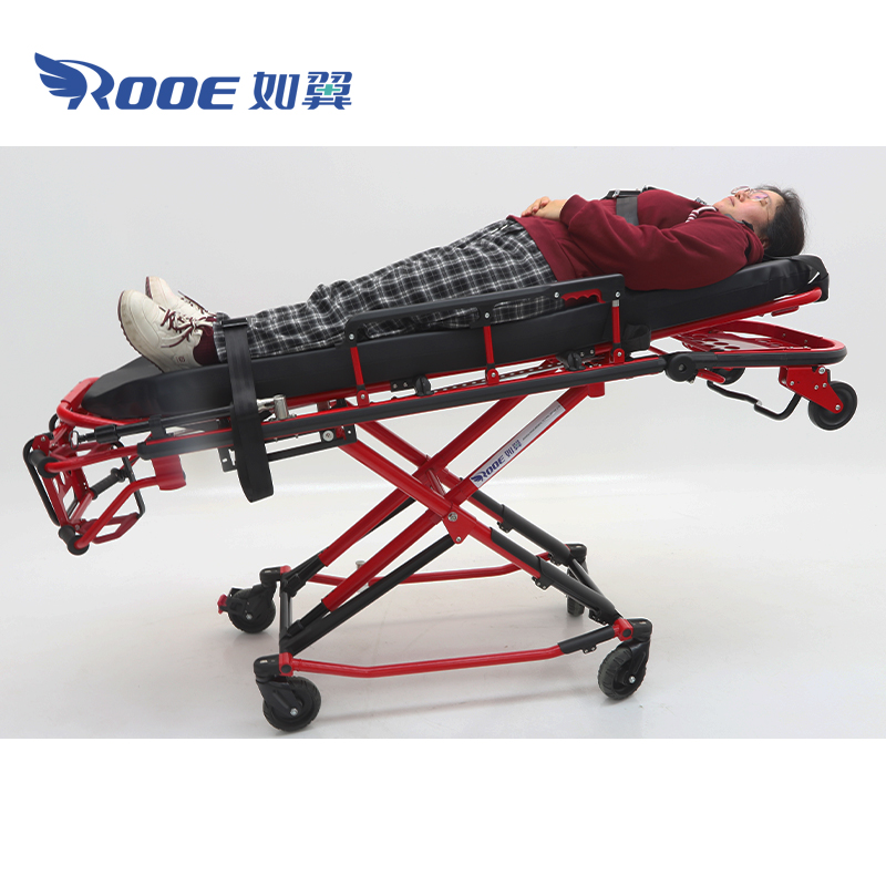 ambulance stretcher,aluminum alloy stretcher,X-frame stretcher