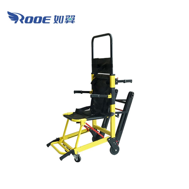 manual track stair chair,evacuation chair,patient transfer chair,climbing chair,manual stair climbing wheelchair