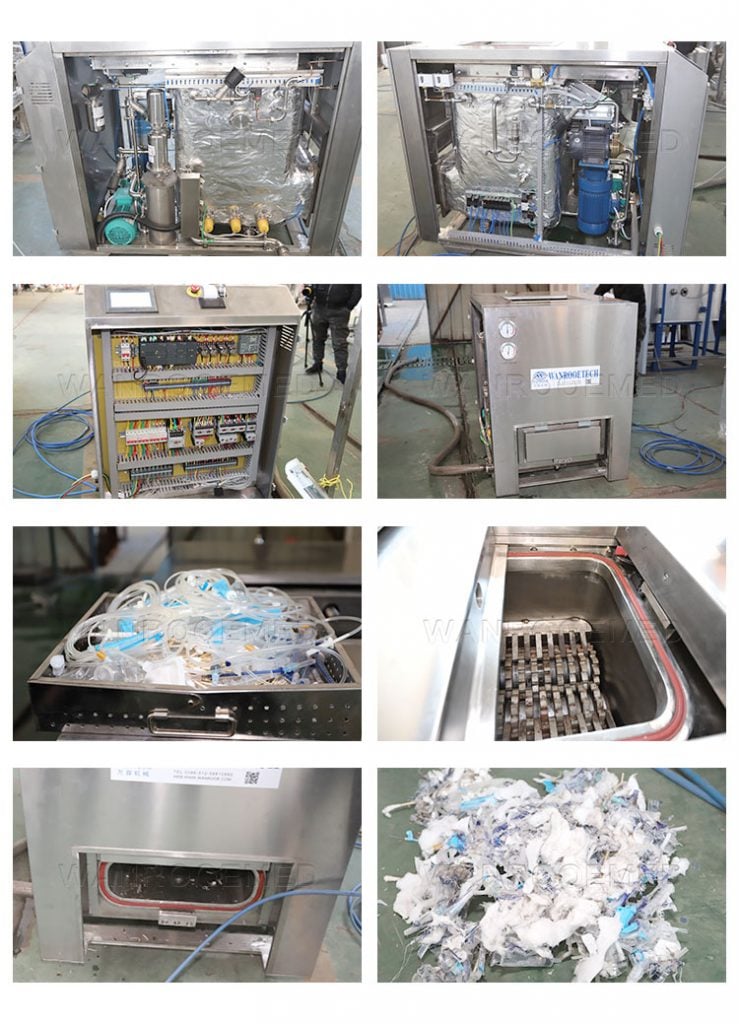 MCDS 80L Biomedical Waste Autoclave Disposal Shredder Machine ROOEMED