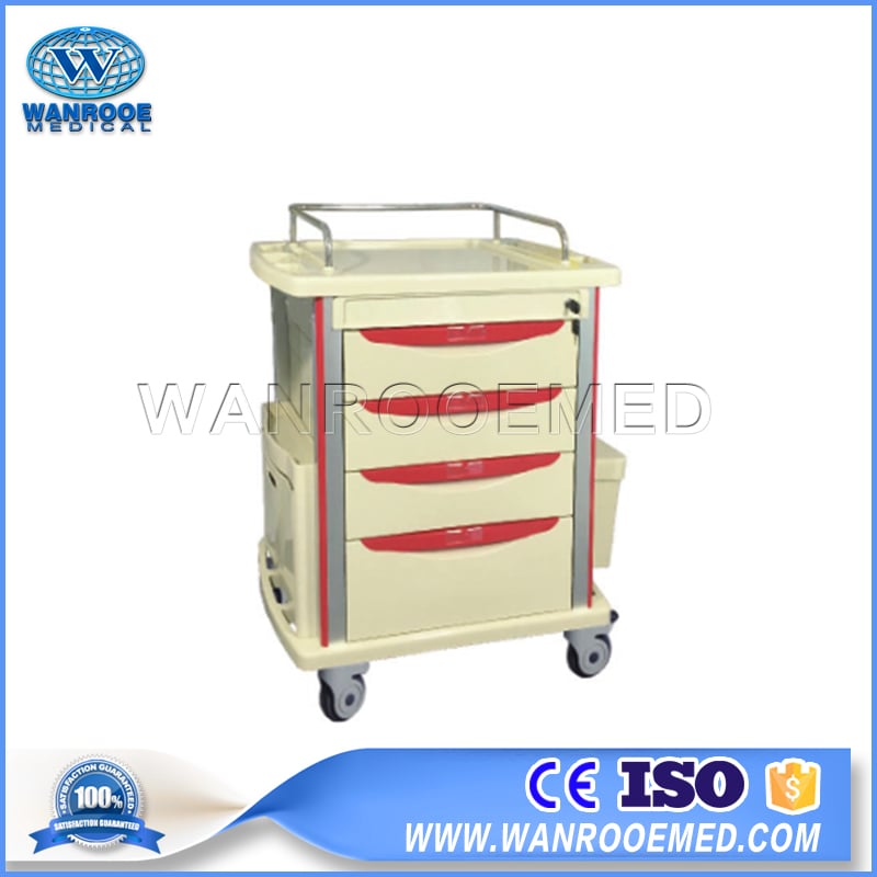 01 Series Hospital Multifunction Medical ABS Anesthesia Emergency Medicine Trolley