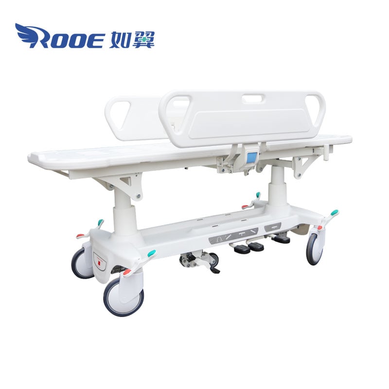emergency stretcher trolley,hydraulic stretcher,transport stretcher