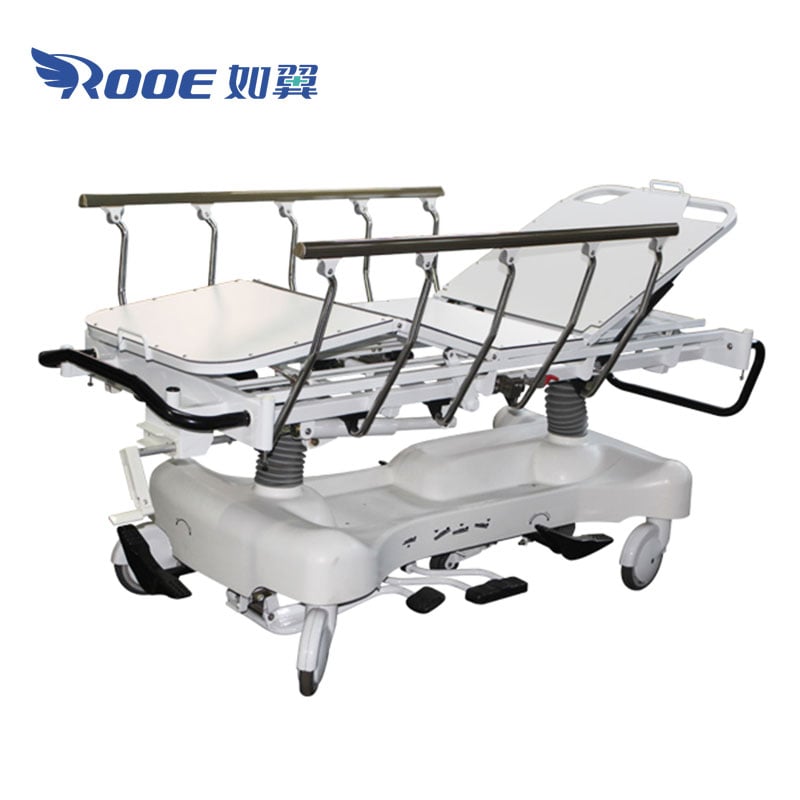 hydraulic patient trolley,transfer cart,hydraulic gurney