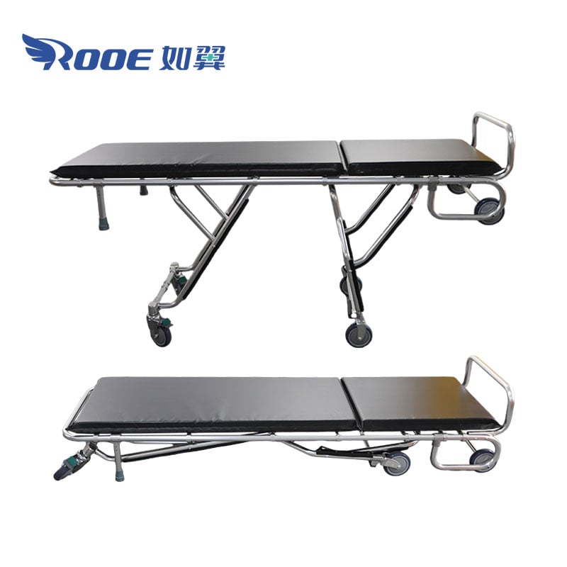 dead body stretcher,stretcher for dead bodies,transport stretcher trolley,mortuary trolley,funeral trolley