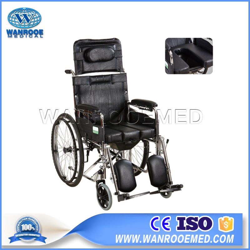 Foldable Wheelchair, Medical Equipment, Double Cross Wheelchair