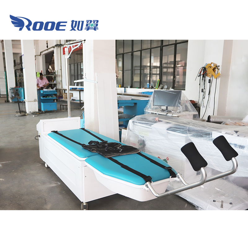 hospital traction bed,traction beds therapy,3d lumber traction bed,lumbar traction table,orthopedic traction bed