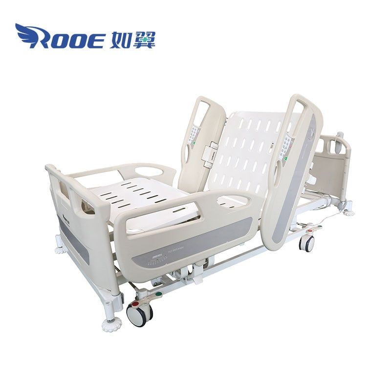5 function electric hospital bed,electric bed remote control,adjustable hospital bed,cpr bed,electric hospital bed