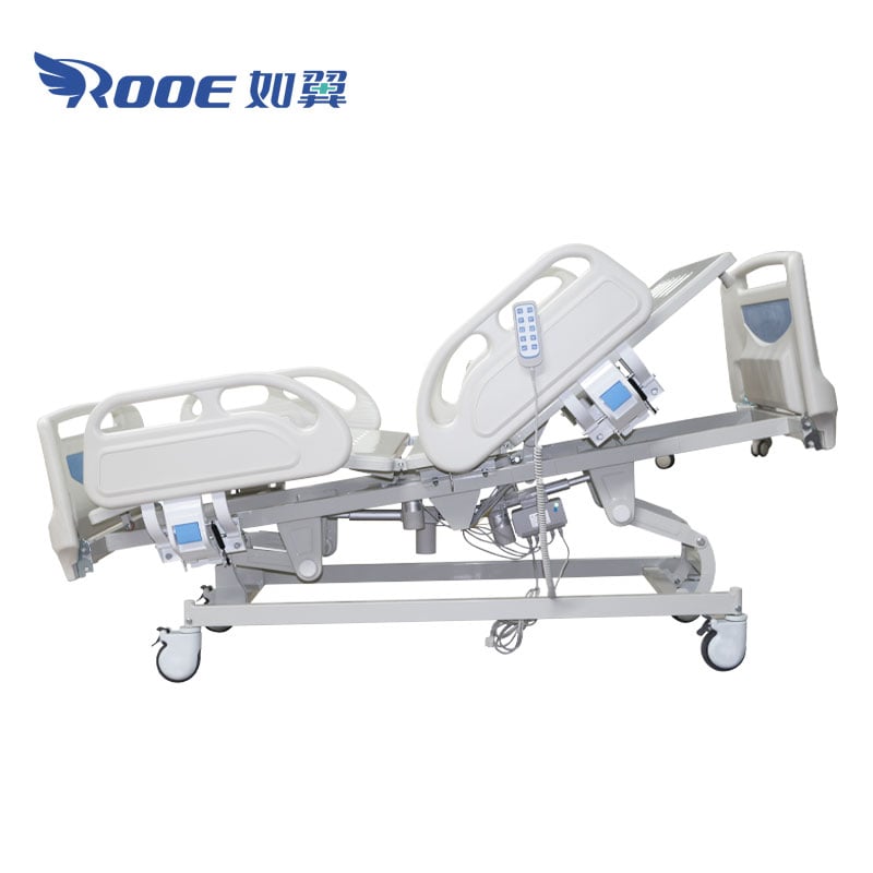 basic hospital bed,five function electric hospital bed,fully adjustable hospital bed,hi lo hospital bed,height adjustable hospital bed