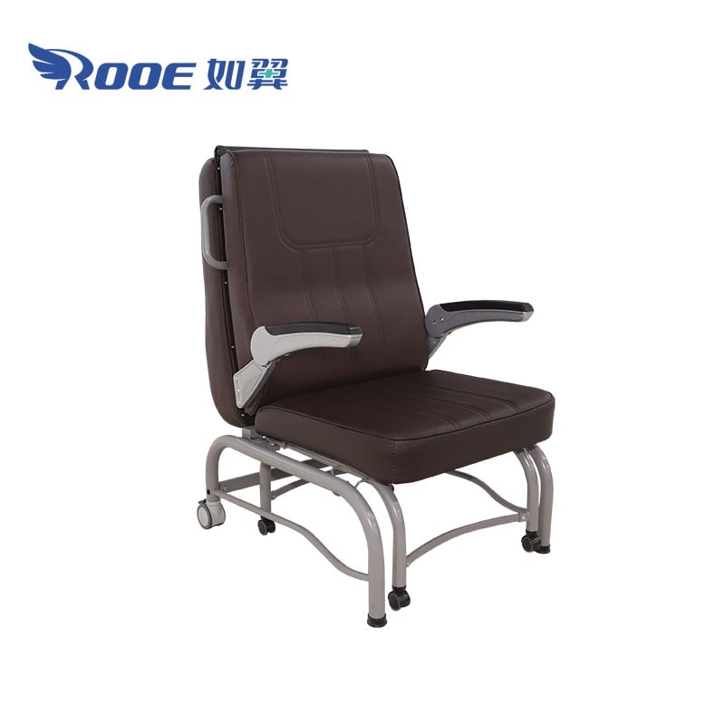 hospital folding chair bed,waiting chair,attendant bed