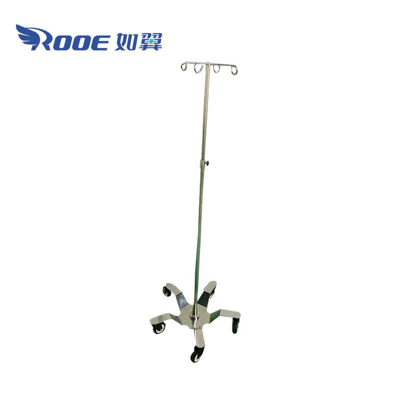 stainless steel iv pole,iv drip pole stand,iv drip stand
