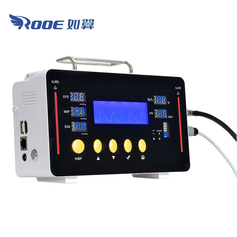spo2 nibp monitor,portable patient monitor,hospital vital monitor,vital monitor machine,hospital monitor