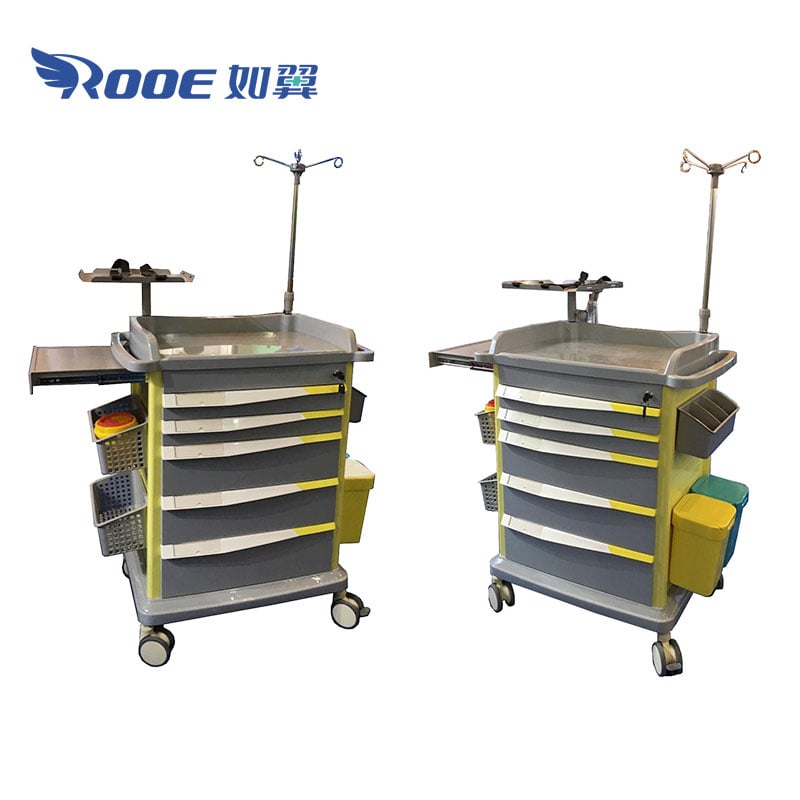 medical procedure cart,red crash cart,health carts,emergency crash carts for hospitals,hospital crash cart