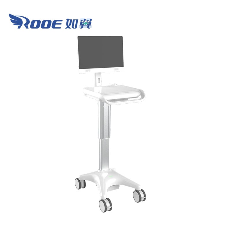 stand up computer workstation,telemedicine cart,workstation trolley,medical carts,adjustable height computer cart 