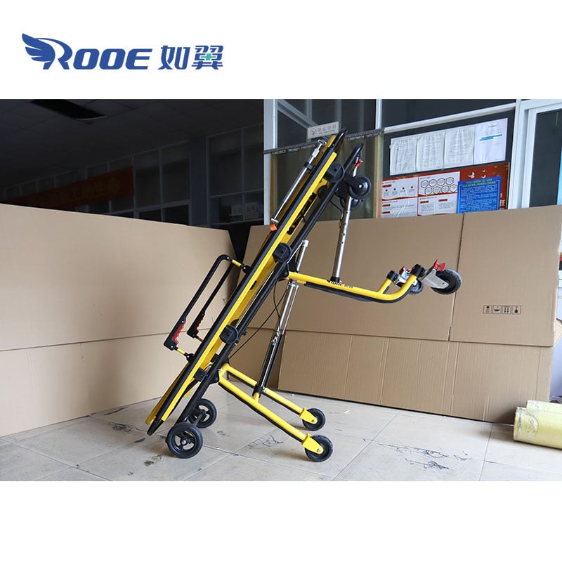 wheeled ambulance stretcher,ambulance stretcher trolley,collapsible stretcher,rescue equipment,medical stretcher