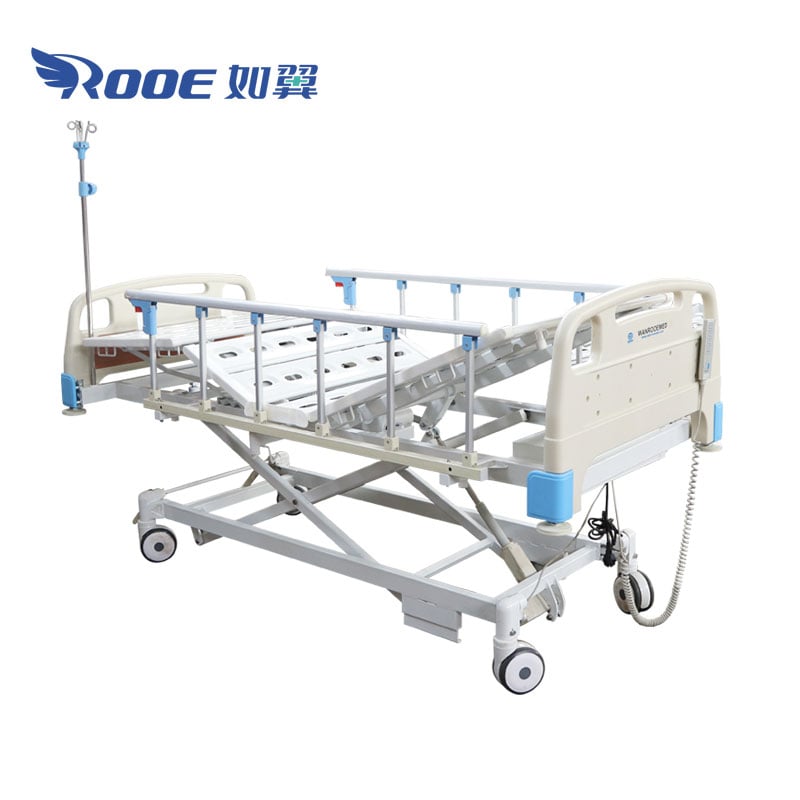 electric fowler bed,3 function hospital bed,full fowler hospital bed,clinic furniture,multi function hospital bed