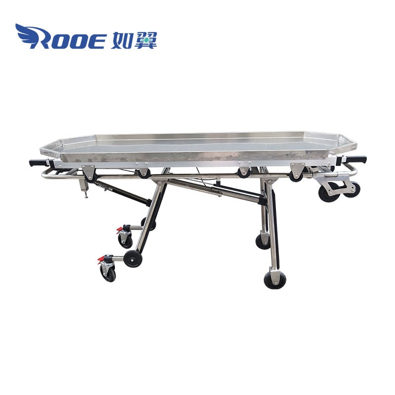 mortuary stretchers,stretcher for dead bodies, funeral trays