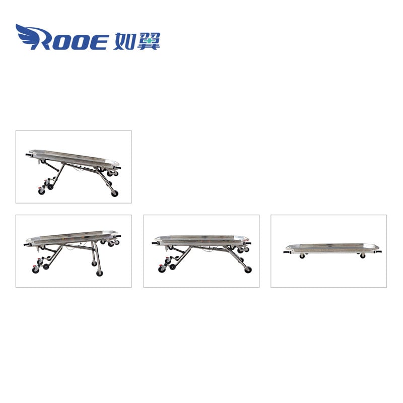 mortuary stretcher,morgue body trays,stretcher for dead bodies,stainless steel stretcher,mortuary cot 