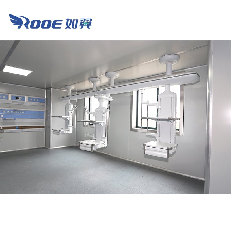 double arm pendant,ceiling mounted medical gas pendants,medical surgical pendant,double arm surgical pendant,icu pendant