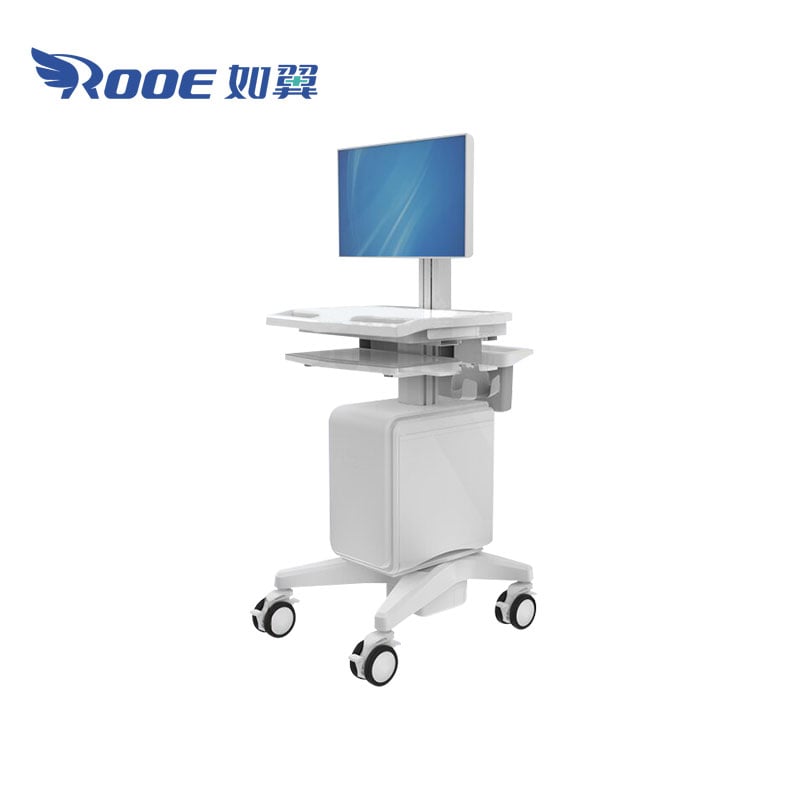 powered medical carts,powered computer cart,computer monitor cart
