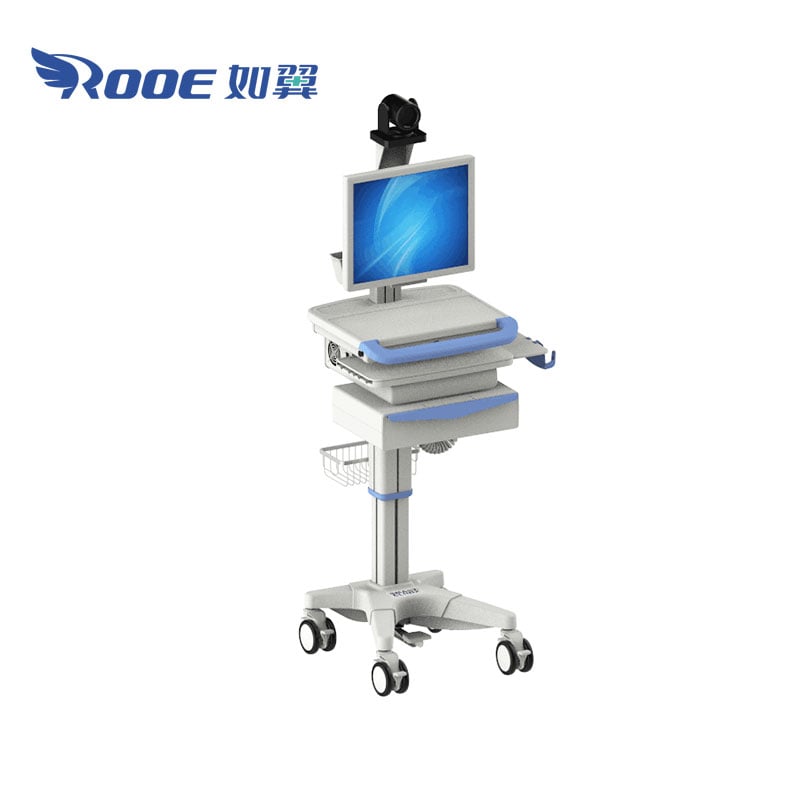 battery-powered workstation carts,mobile pc cart,medical pc cart,medical cart on wheels 