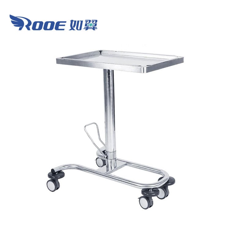 stainless steel trolley,instrument trolley for operating room,surgical instrument trolley