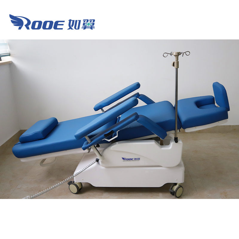reclining phlebotomy chair,electric phlebotomy chair,blood chair