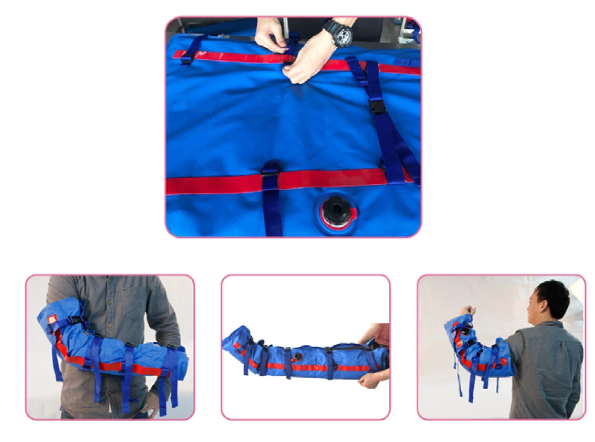 Vacuum Splint Set Inflatable Wrist/Elbow/Hand Fracture Splint3 Splints