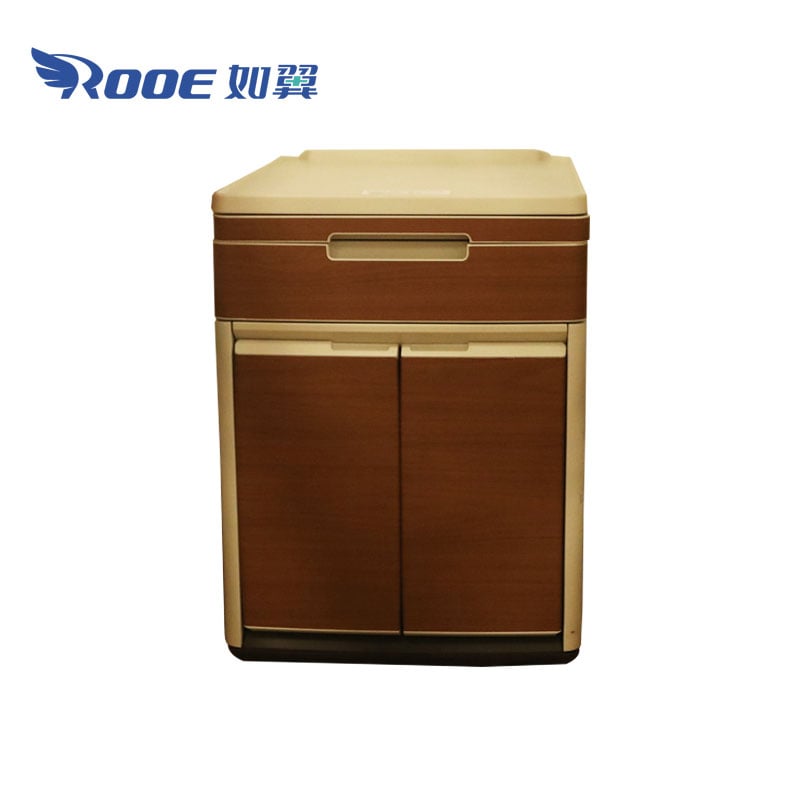 bedside cabinet with pull out tray,3 drawer bedside cabinet,bedside table with tray