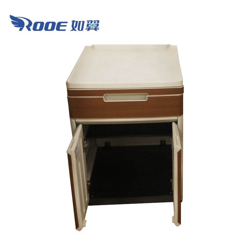 bedside cabinet with pull out tray,3 drawer bedside cabinet,bedside table with tray
