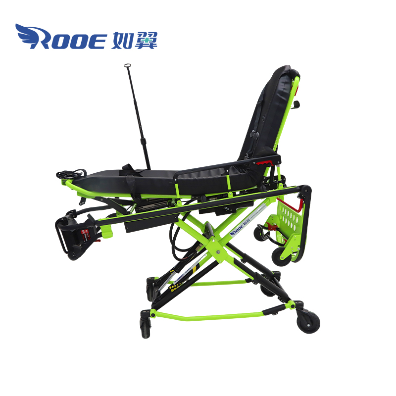 Electric Ambulance Stretcher,Emergency Patient Transport Stretcher,EMS stretcher trolley